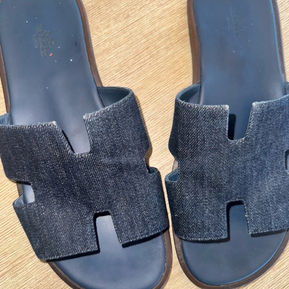 Hermes Other - Hermes Men's Sandals in blue Denise size 11